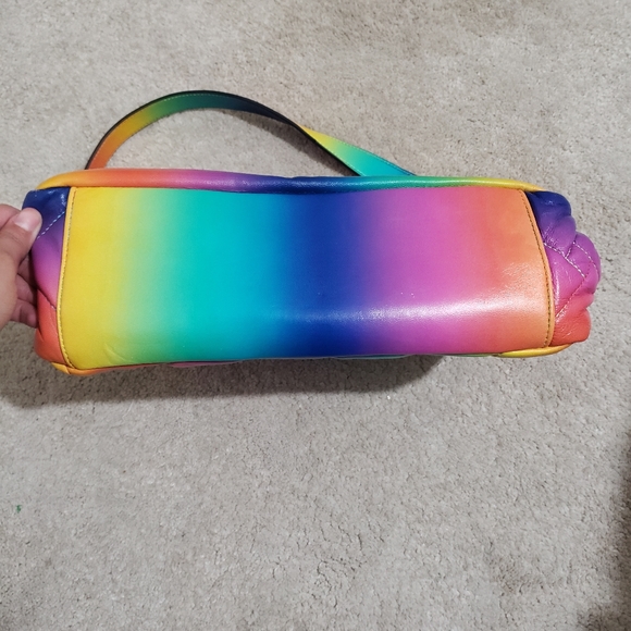 Kurt Geiger Large Pillow Leathet Kensington Shoulder Bag Ombre - Picture 5 of 12